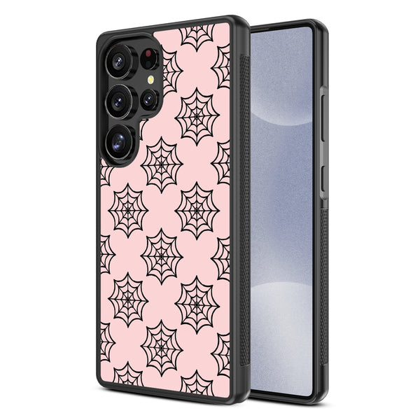 MyBat Design Lab Series Case for Samsung Galaxy S25 Ultra - Pink Spider Web - MSS25UCSLESM227-2.jpg