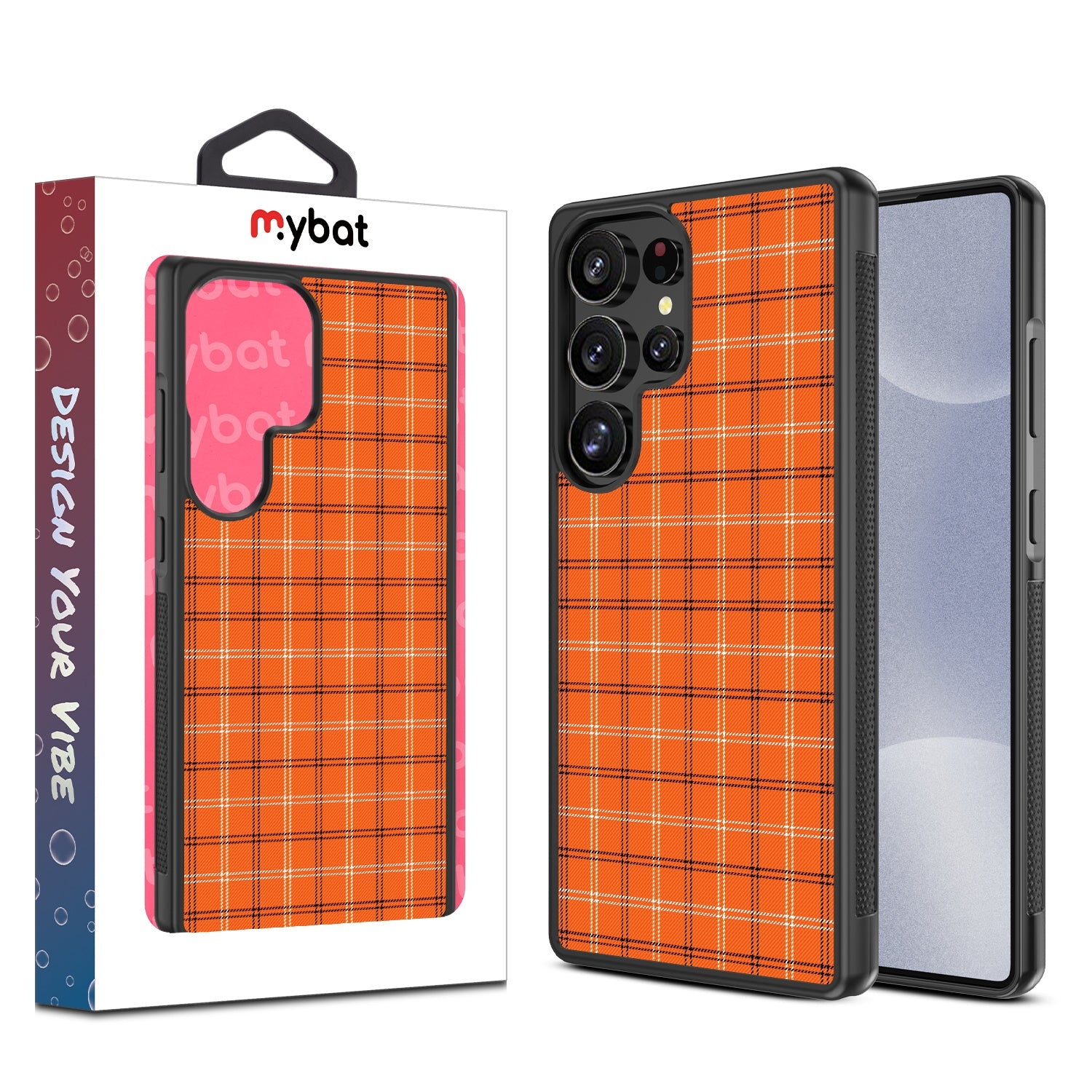 MyBat Design Lab Series Case for Samsung Galaxy S25 Ultra - Pumpkin Plaid