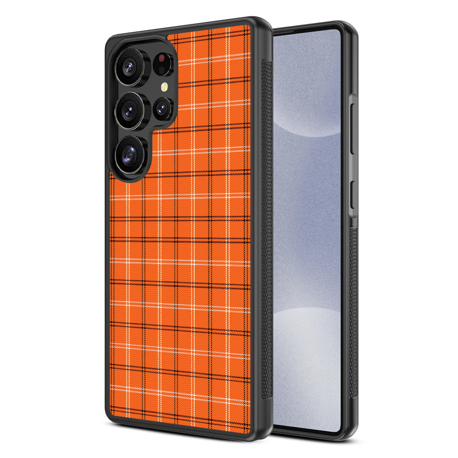 MyBat Design Lab Series Case for Samsung Galaxy S25 Ultra - Pumpkin Plaid - MSS25UCSLESM244-2.jpg