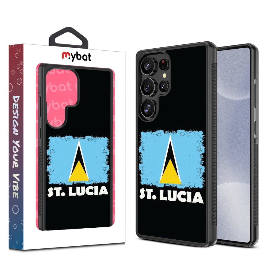 MyBat Design Lab Series Case for Samsung Galaxy S25 Ultra - St. Lucia Flag