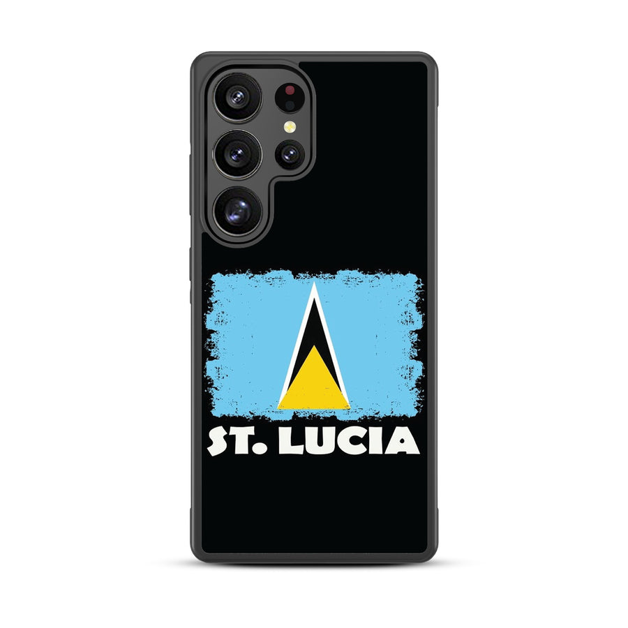 MyBat Design Lab Series Case for Samsung Galaxy S25 Ultra - St. Lucia Flag - MSS25UCSLESM262-3.jpg