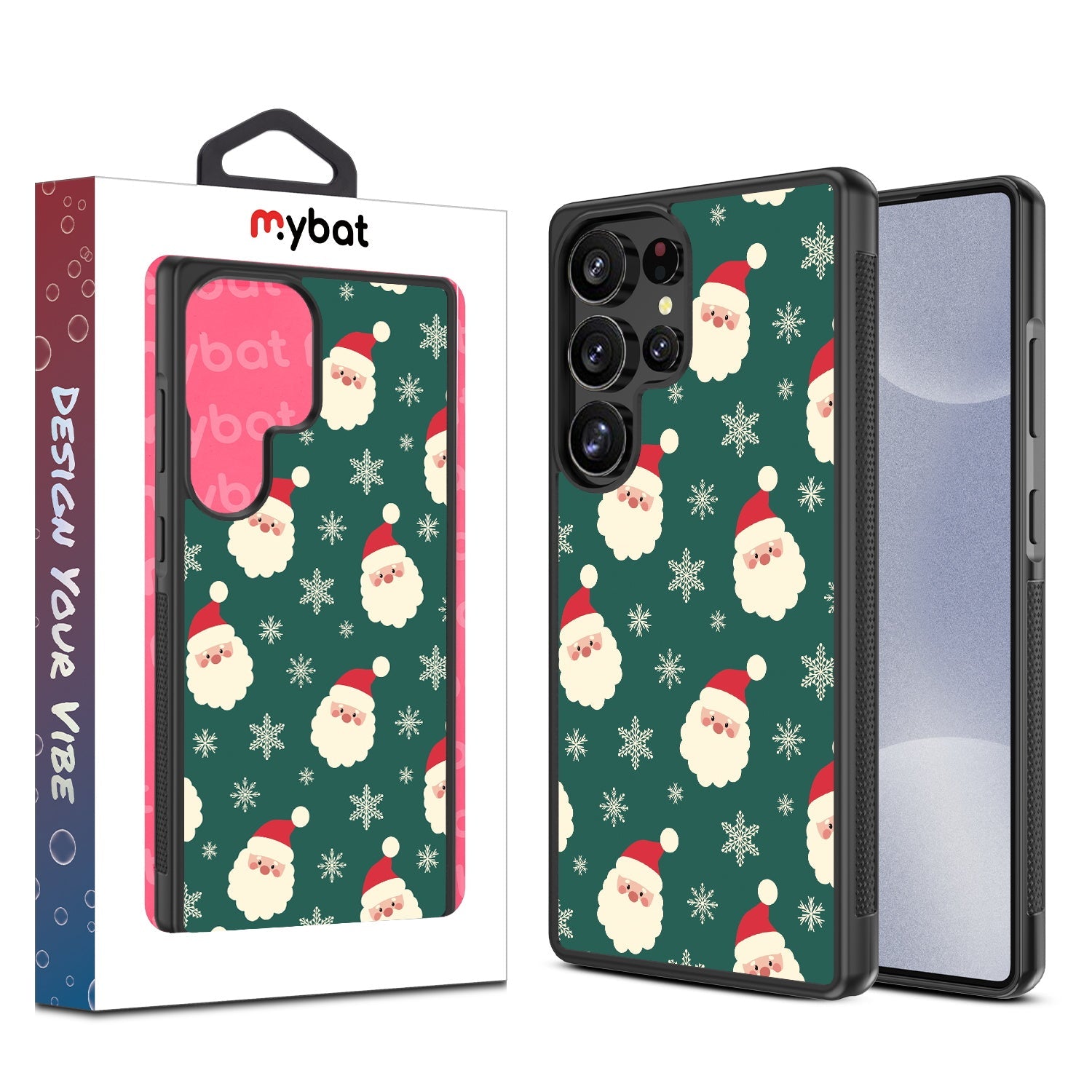 MyBat Design Lab Series Case for Samsung Galaxy S25 Ultra - Jolly Saint Nick