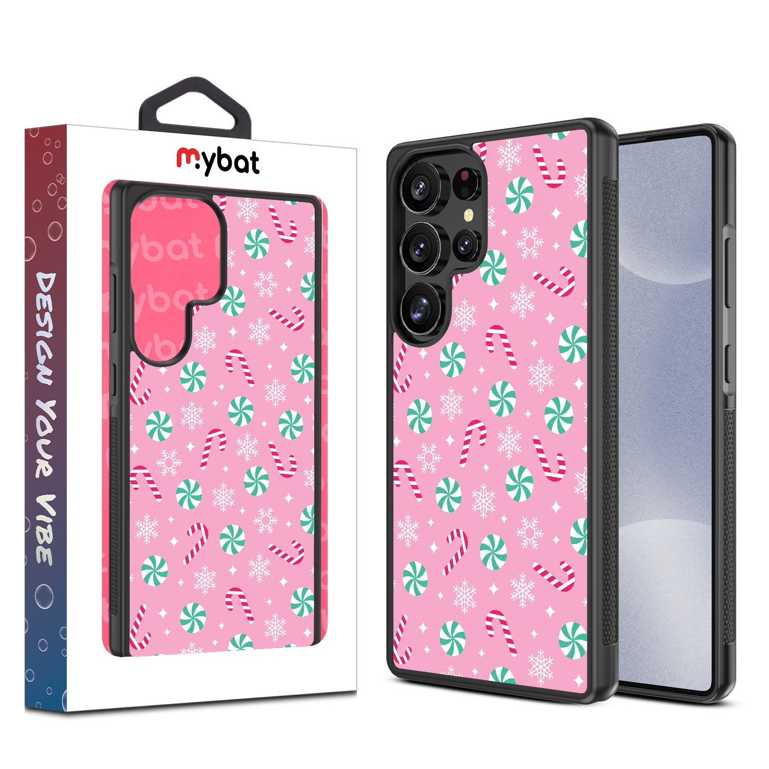 MyBat Design Lab Series Case for Samsung Galaxy S25 Ultra - Peppermint Swirl