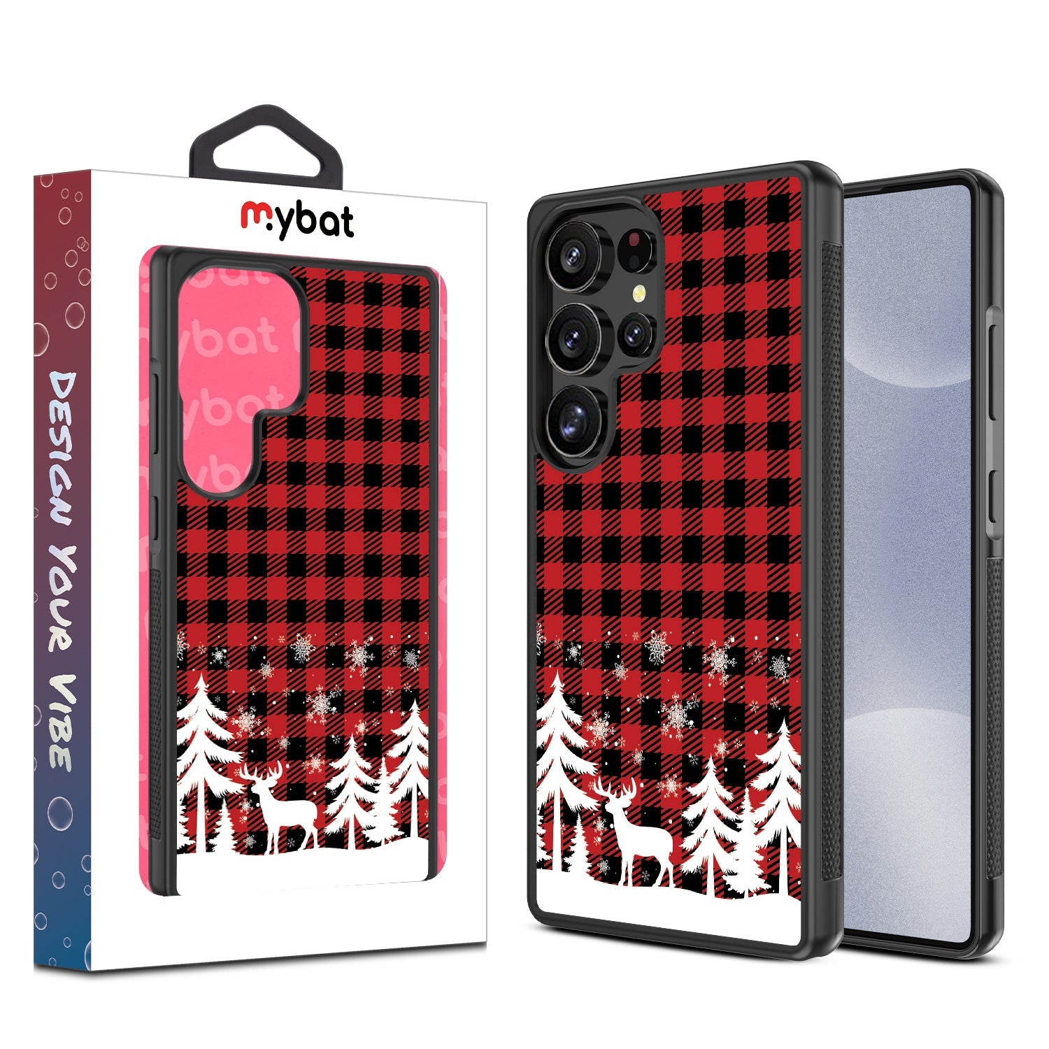 MyBat Design Lab Series Case for Samsung Galaxy S25 Ultra - Reindeer Flannel