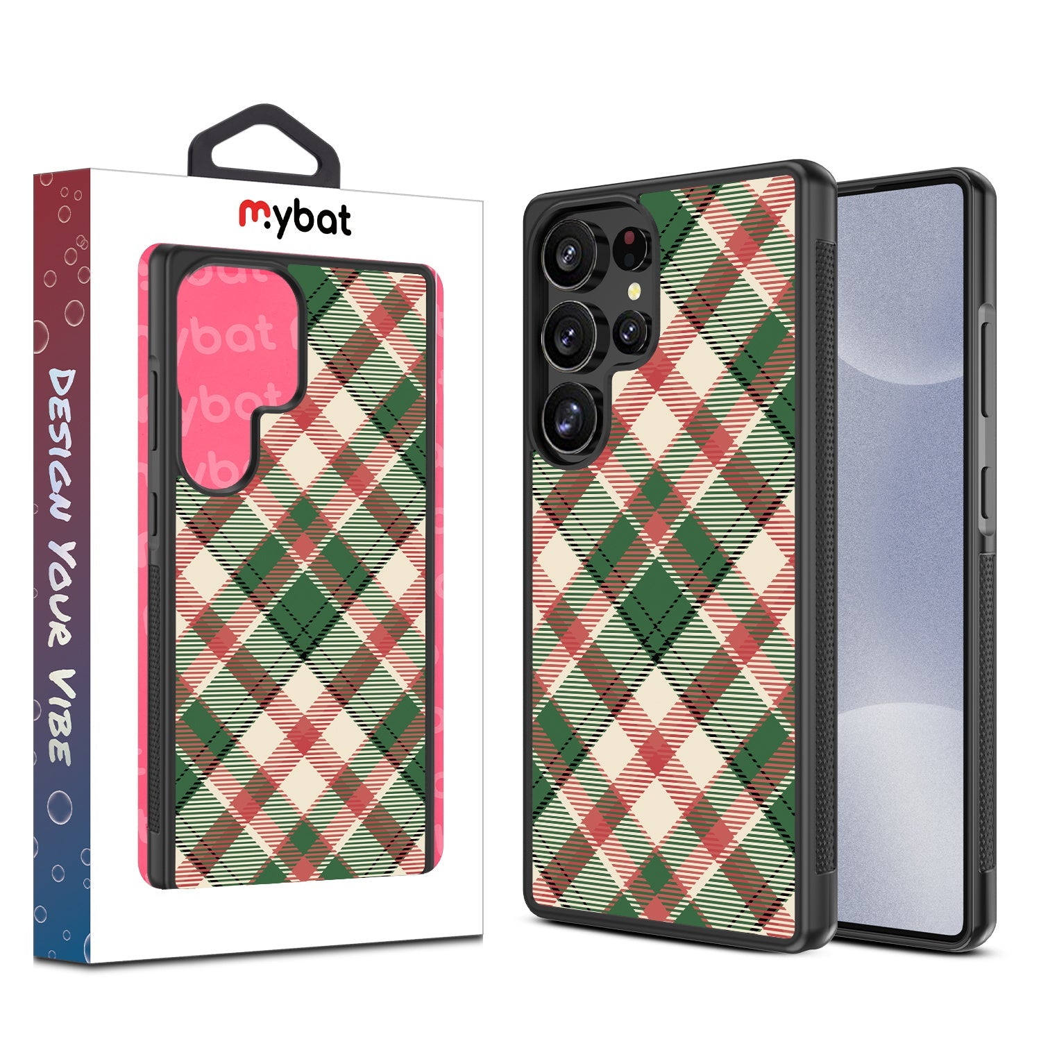 MyBat Design Lab Series Case for Samsung Galaxy S25 Ultra - Rustic Plaid