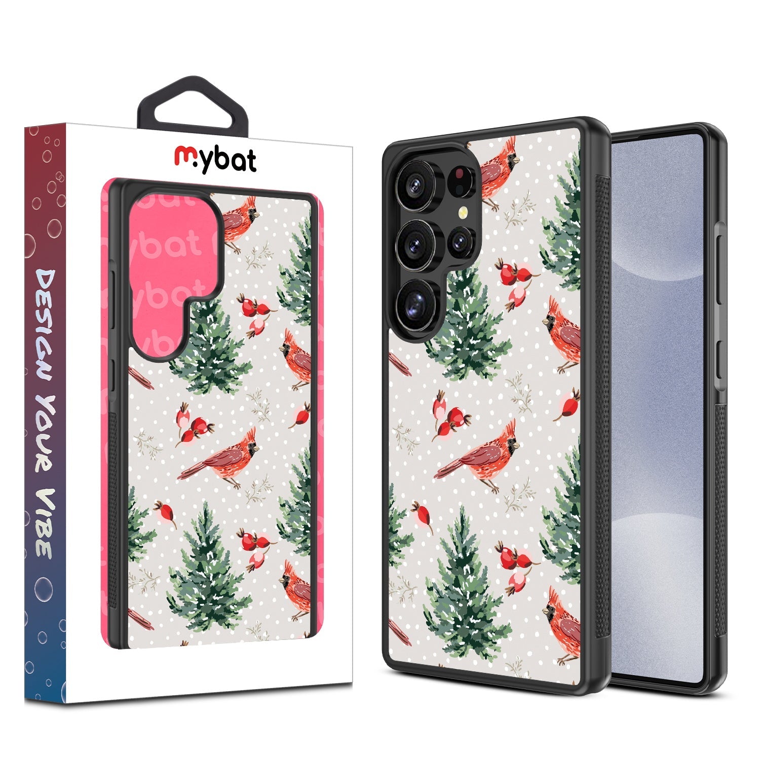 MyBat Design Lab Series Case for Samsung Galaxy S25 Ultra - Winter Cardinals