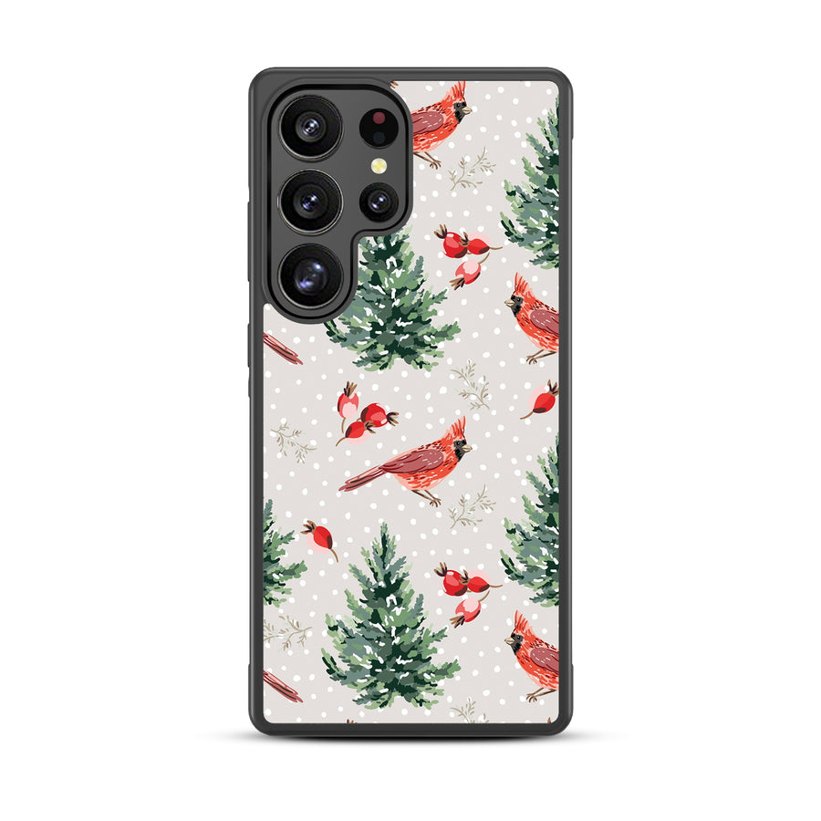 MyBat Design Lab Series Case for Samsung Galaxy S25 Ultra - Winter Cardinals - MSS25UCSLESM298-3.jpg