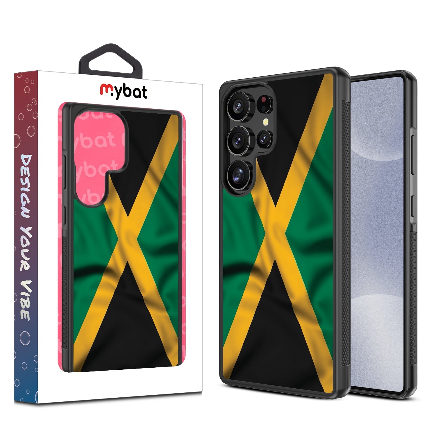 MyBat Design Lab Series Case for Samsung Galaxy S25 Ultra - Jamaica Flag