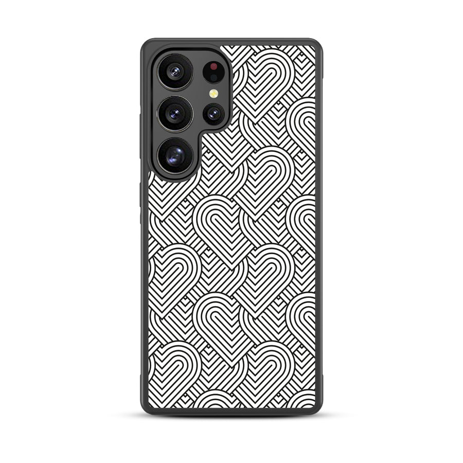 MyBat Design Lab Series Case for Samsung Galaxy S25 Ultra - Hearts Aligned - MSS25UCSLESM331-3.jpg
