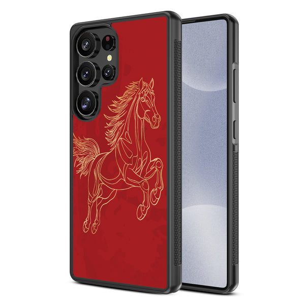MyBat Design Lab Series Case for Samsung Galaxy S25 Ultra - Fire Horse - MSS25UCSLESM460-2.jpg
