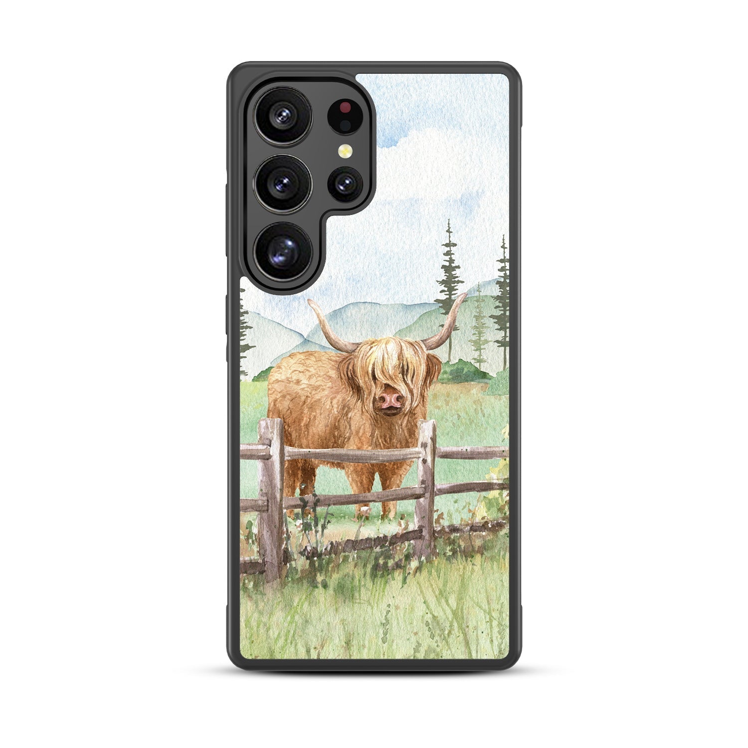 MyBat Design Lab Series Case for Samsung Galaxy S25 Ultra - Highland Cow