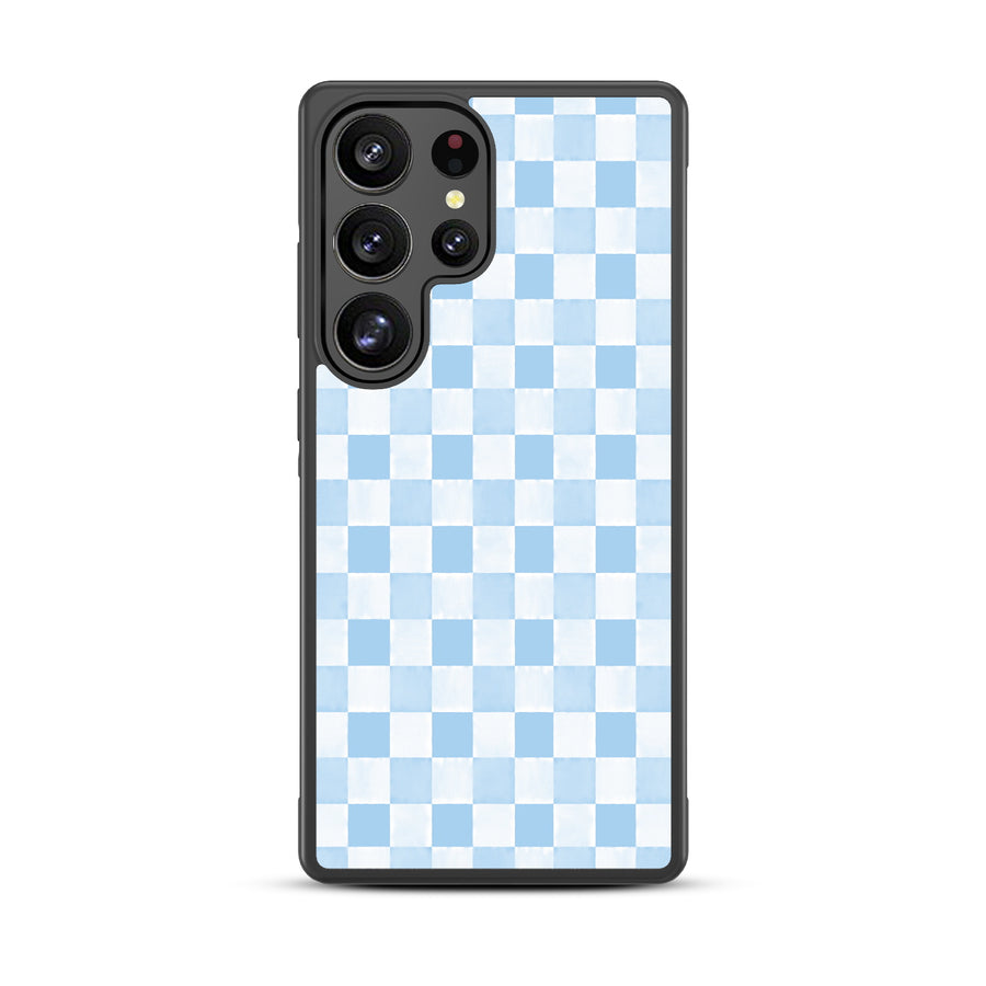 MyBat Design Lab Series Case for Samsung Galaxy S25 Ultra - Sky Blue Check - MSS25UCSLESM478-3.jpg