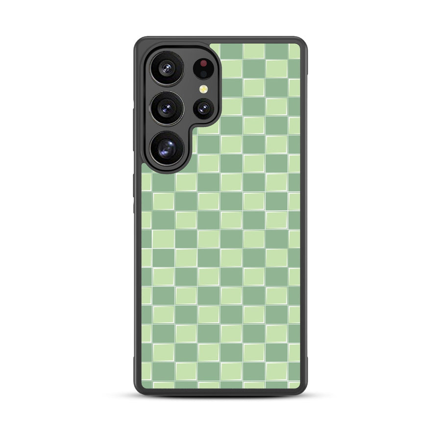 MyBat Design Lab Series Case for Samsung Galaxy S25 Ultra - Matcha Check