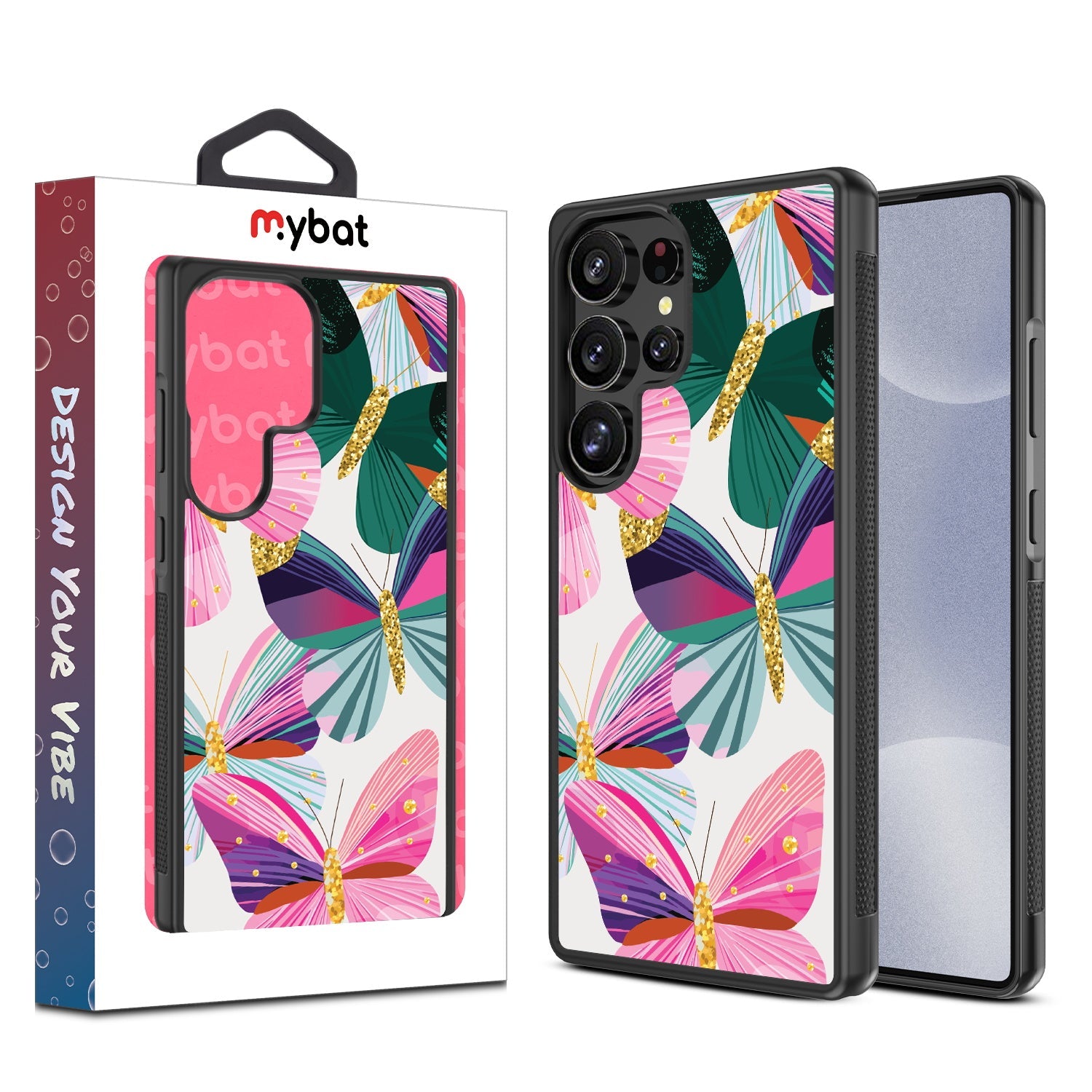 MyBat Design Lab Series Case for Samsung Galaxy S25 Ultra - Bright Flutter