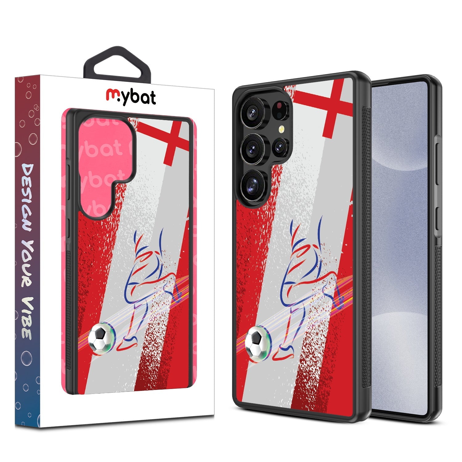MyBat Design Lab Series Case for Samsung Galaxy S25 Ultra – England Soccer