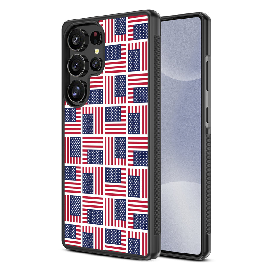 MyBat Design Lab Series Case for Samsung Galaxy S25 Ultra – Flag Patchwork - MSS25UCSLESM519-1.JPG