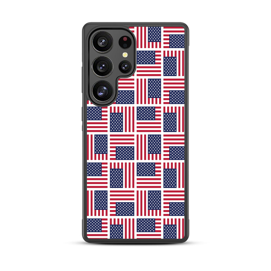 MyBat Design Lab Series Case for Samsung Galaxy S25 Ultra – Flag Patchwork - MSS25UCSLESM519-2.JPG