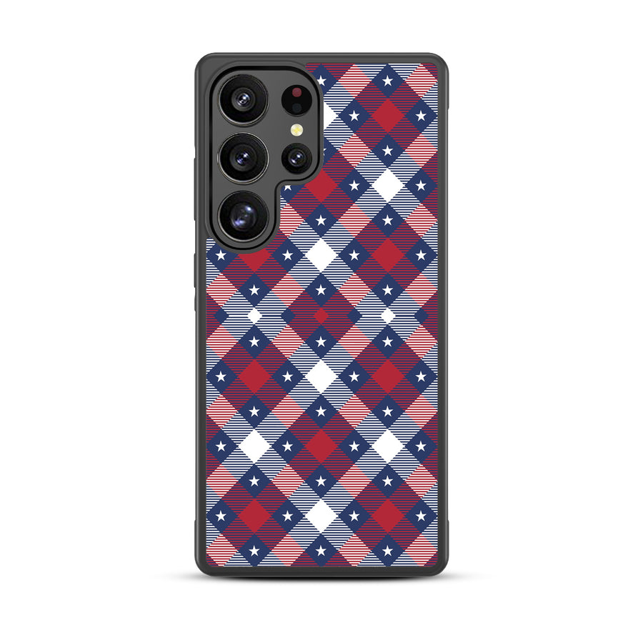 MyBat Design Lab Series Case for Samsung Galaxy S25 Ultra – Americana Plaid - MSS25UCSLESM523-2.JPG