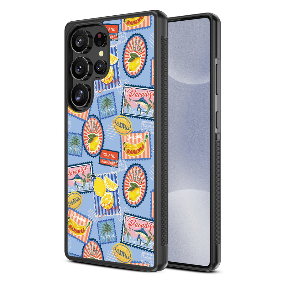 MyBat Design Lab Series Case for Samsung Galaxy S25 Ultra – Summer Stamps - MSS25UCSLESM537-1.JPG
