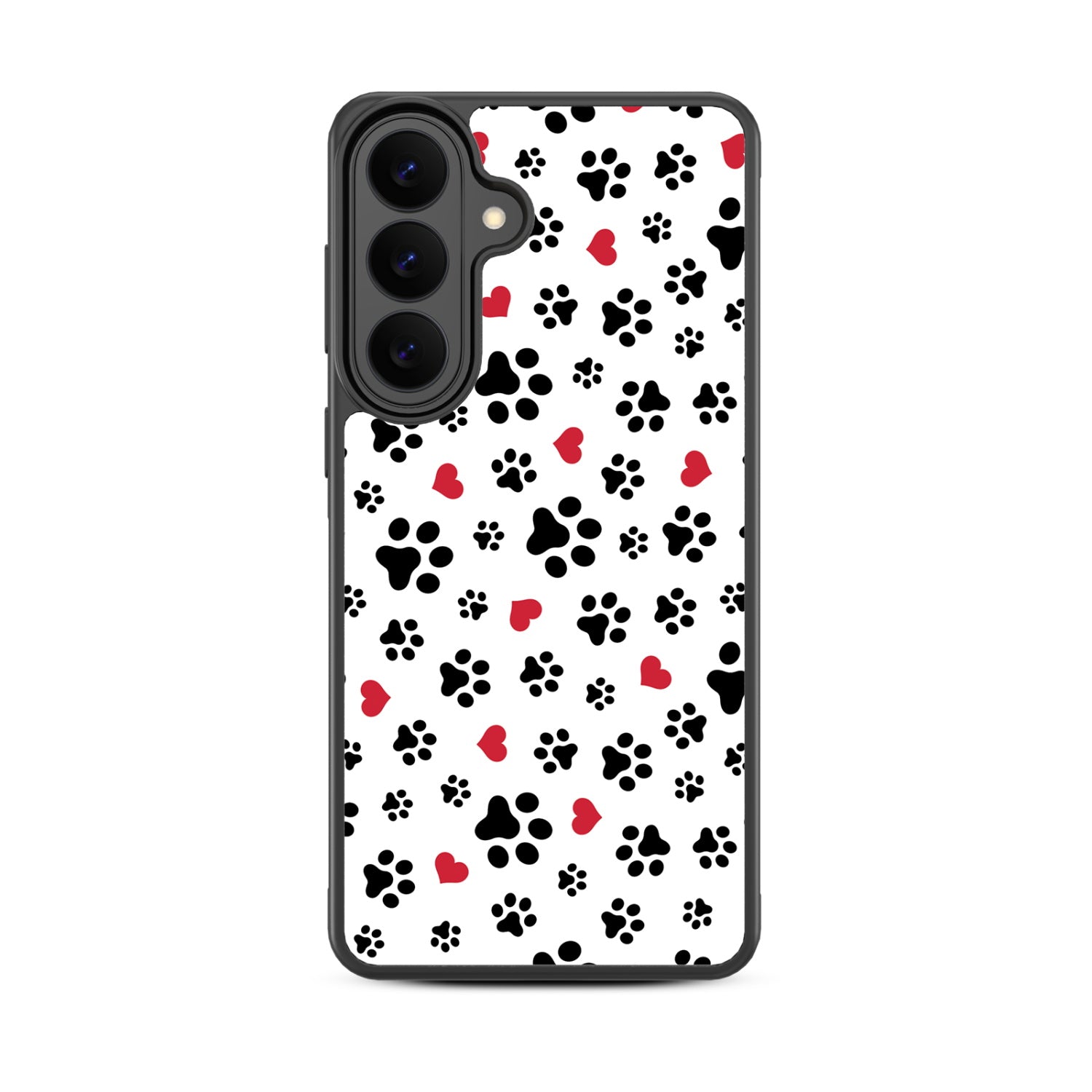 MyBat Design Lab Series Case for Samsung Galaxy S26 - Paw Prints and Hearts