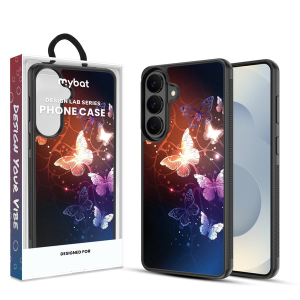 MyBat Design Lab Series Case for Samsung Galaxy S26 - Neon Butterflies - MSS26CSLESM022-1.jpg