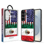 MyBat Design Lab Series Case for Samsung Galaxy S26 – Mexican-American Flag
