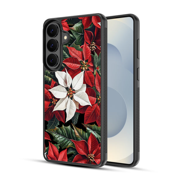 MyBat Design Lab Series Case for Samsung Galaxy S26 - Christmas Poinsettias - MSS26CSLESM301-2.jpg