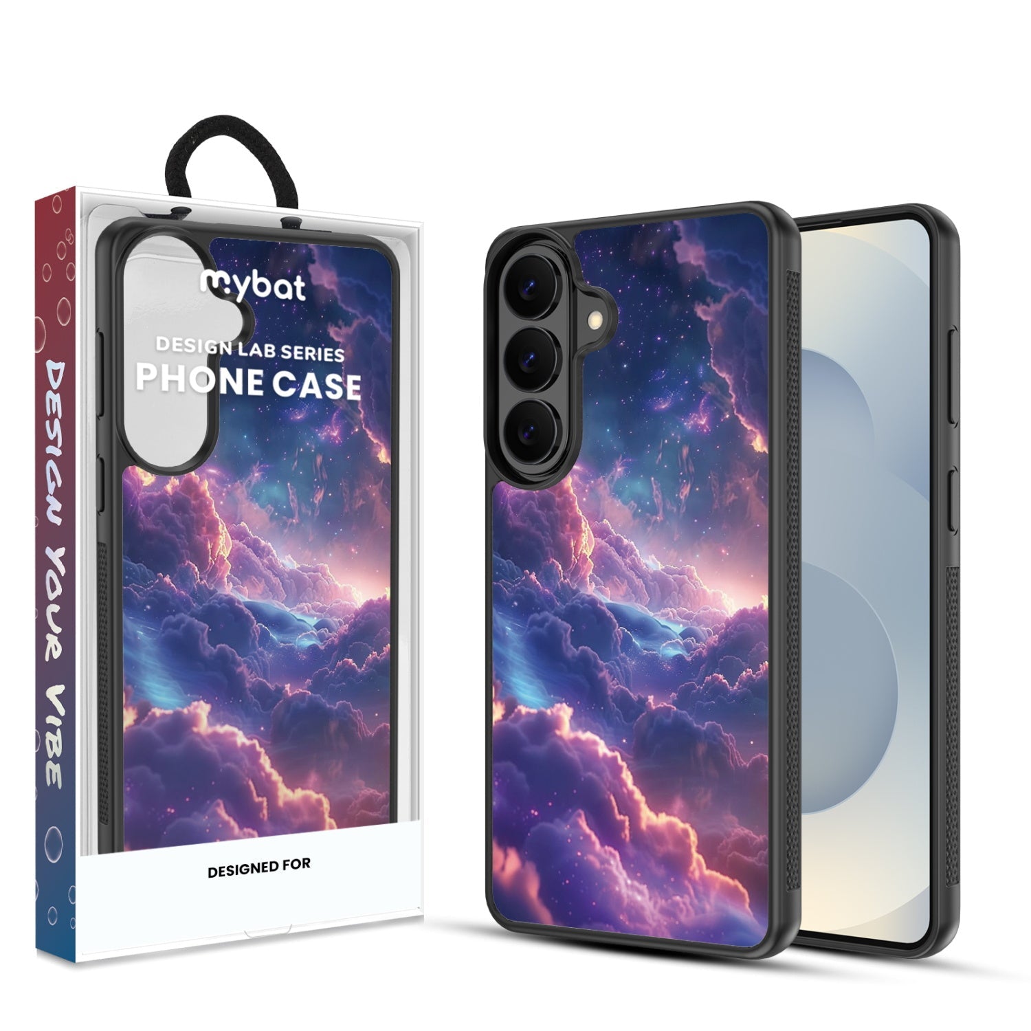 MyBat Design Lab Series Case for Samsung Galaxy S26 - Galaxy Clouds