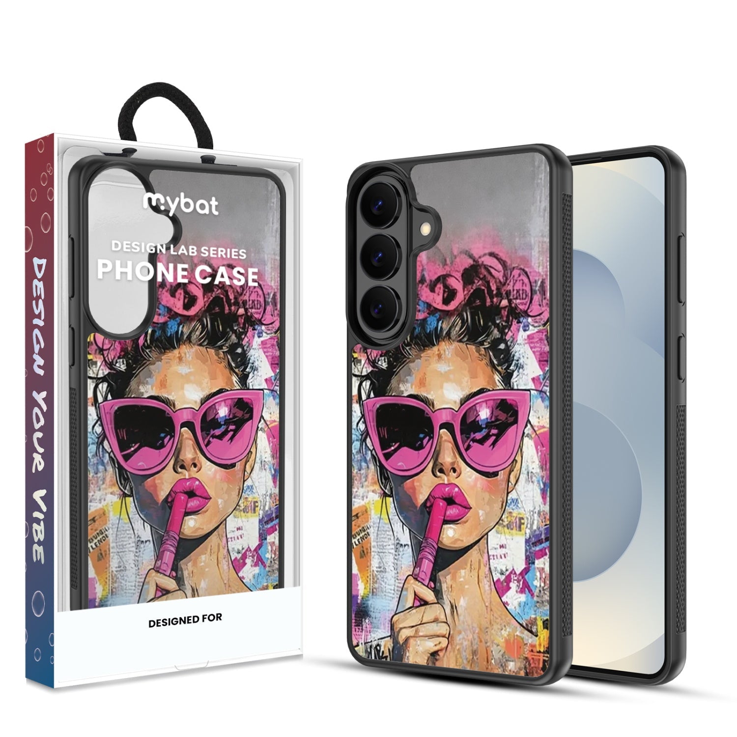 MyBat Design Lab Series Case for Samsung Galaxy S26 - Graffiti Girl