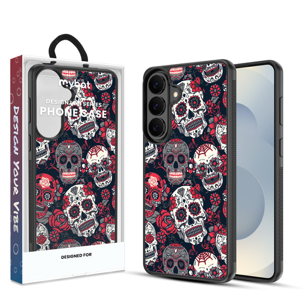 MyBat Design Lab Series Case for Samsung Galaxy S26 - Sugar Rose Skulls - MSS26CSLESM418-1.jpg
