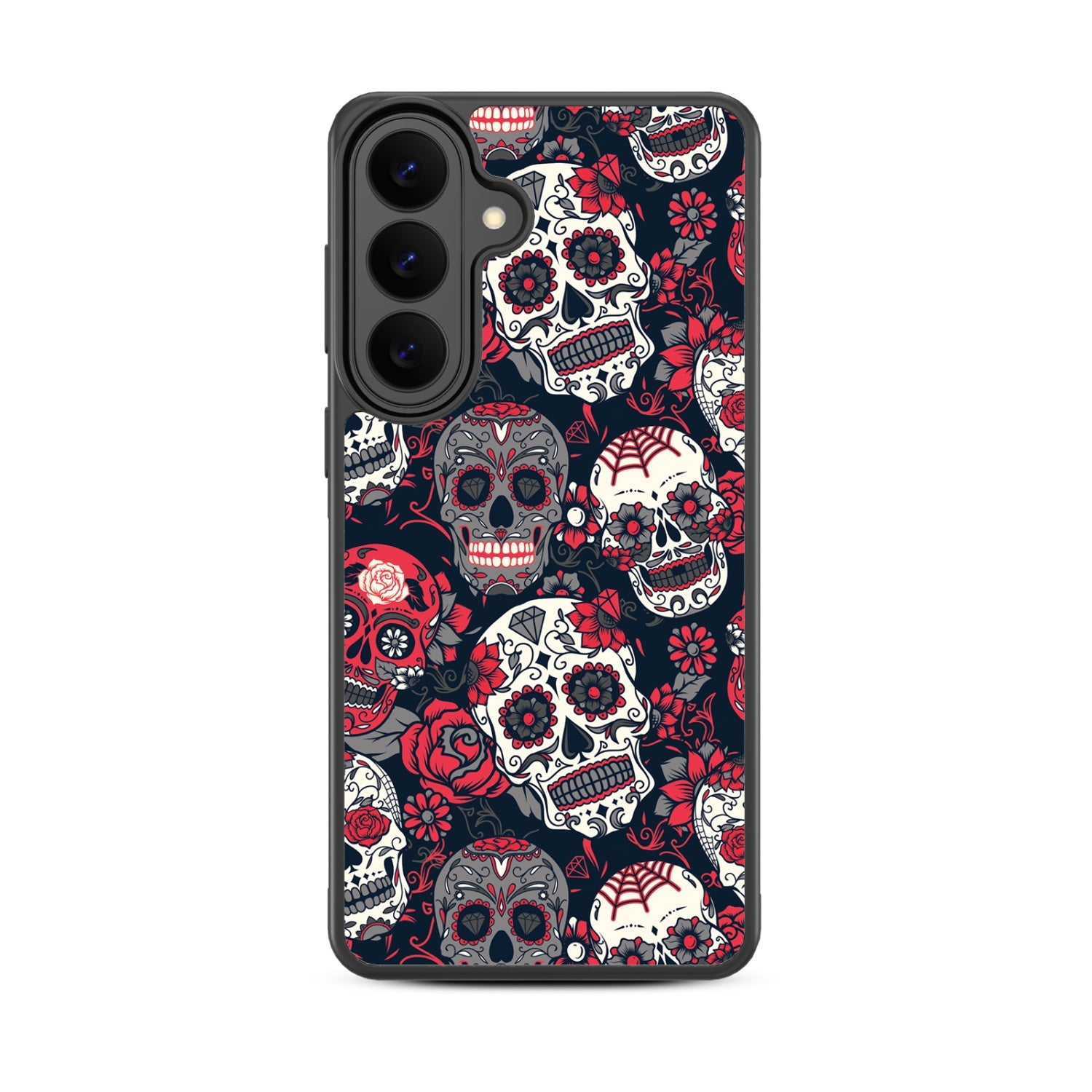 MyBat Design Lab Series Case for Samsung Galaxy S26 - Sugar Rose Skulls