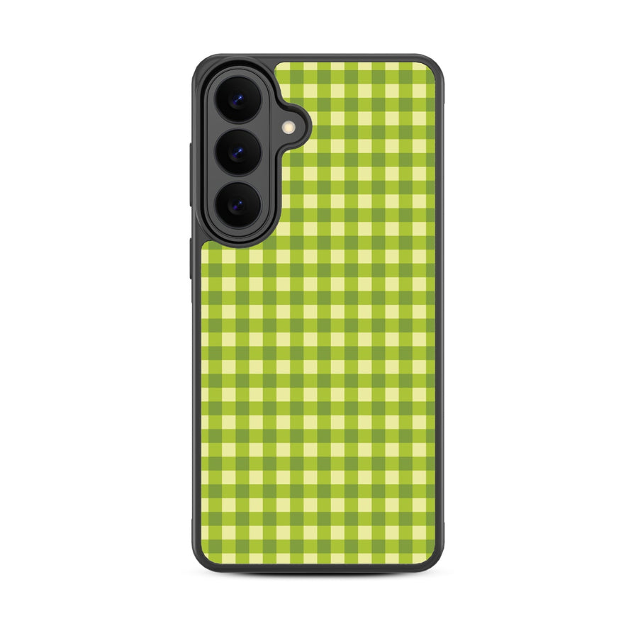 MyBat Design Lab Series Case for Samsung Galaxy S26 - Green Gingham