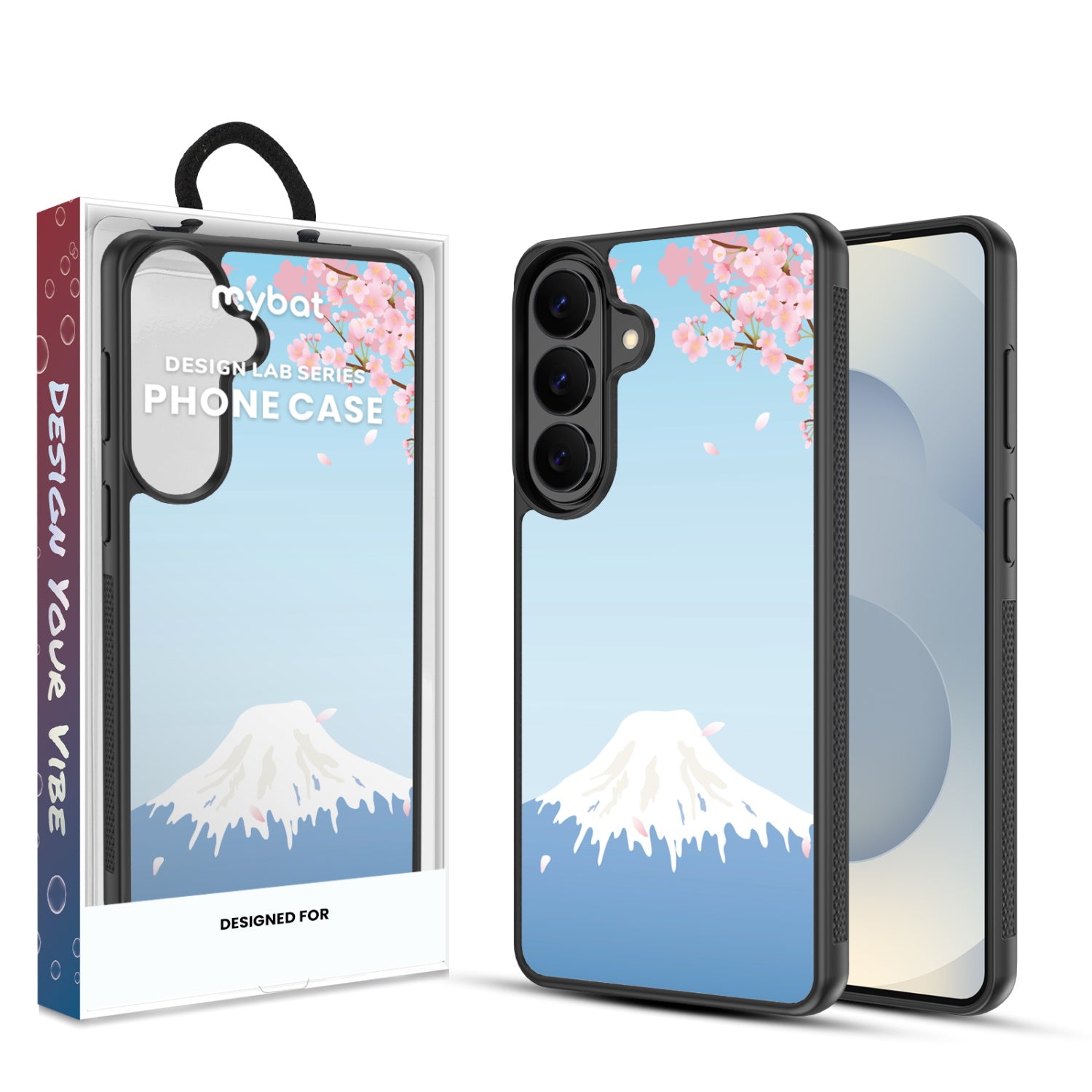 MyBat Design Lab Series Case for Samsung Galaxy S26 - Fuji Blossoms