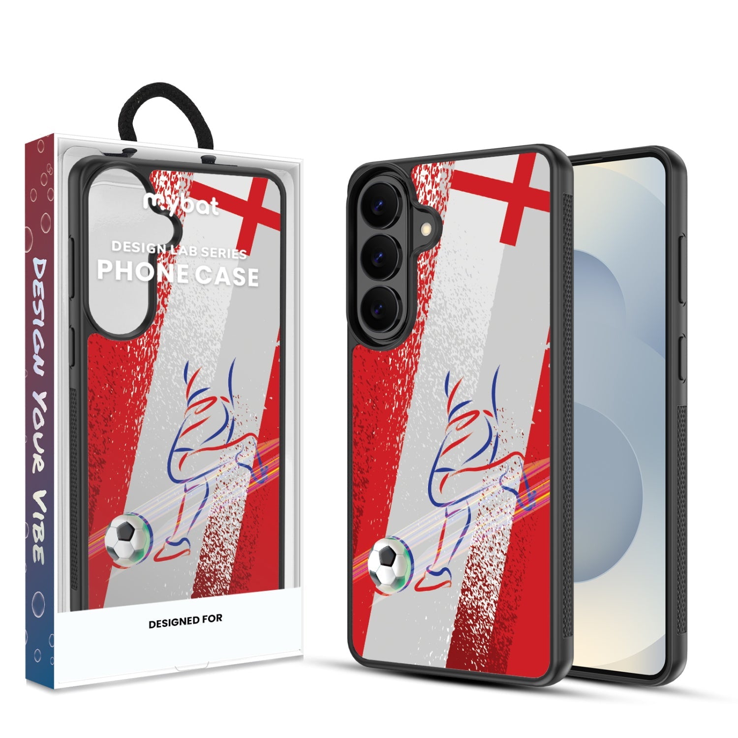 MyBat Design Lab Series Case for Samsung Galaxy S26 – England Soccer