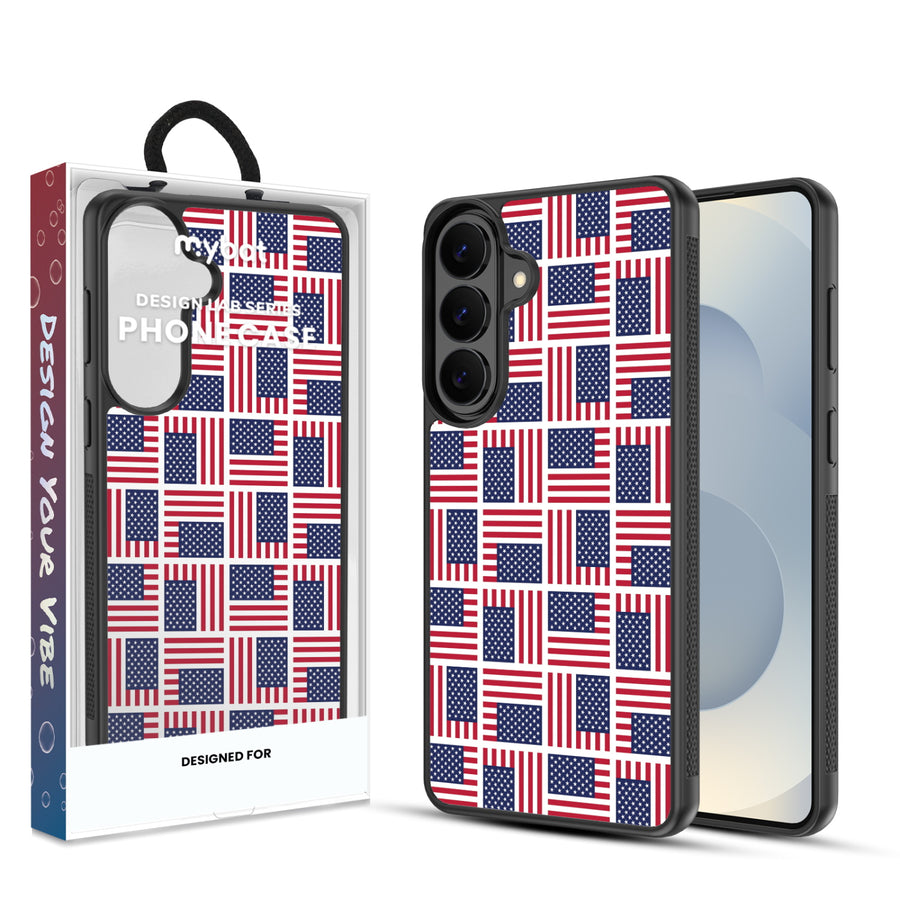 MyBat Design Lab Series Case for Samsung Galaxy S26 – Flag Patchwork - MSS26CSLESM519.JPG