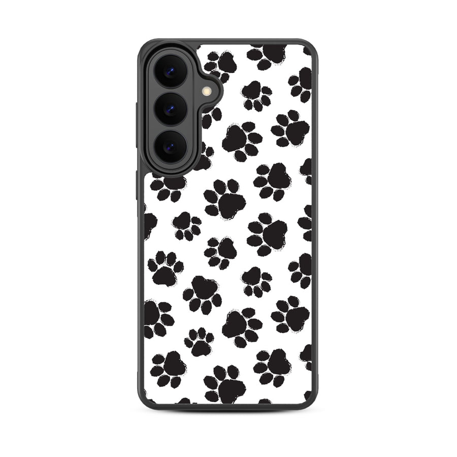 MyBat Design Lab Series Case for Samsung Galaxy S26 Plus - Black Paw Prints