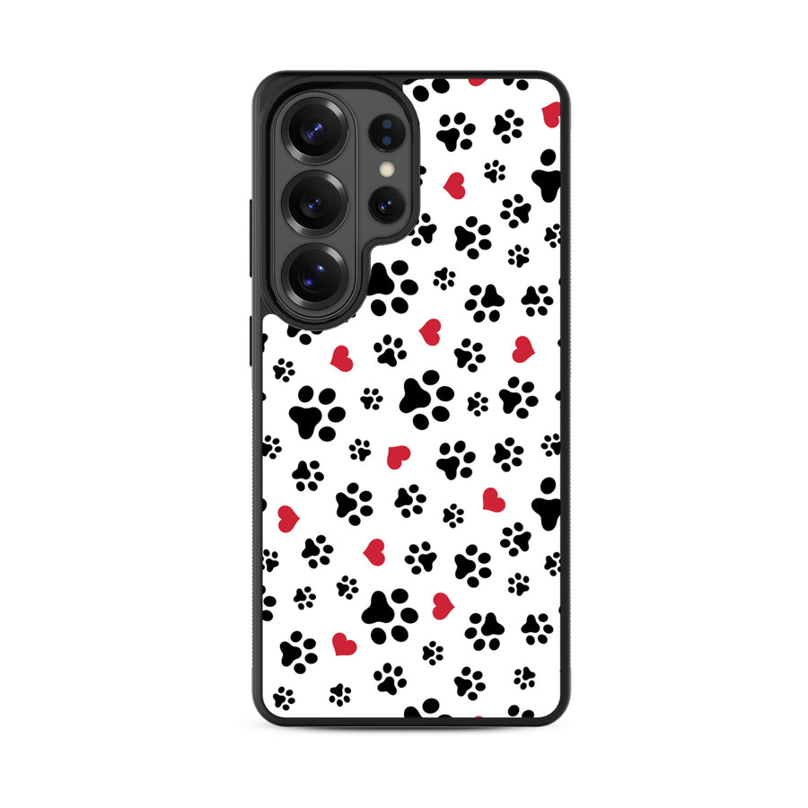MyBat Design Lab Series Case for Samsung Galaxy S26 Ultra - Paw Prints and Hearts - MSS26UCSLESM001-3.jpg