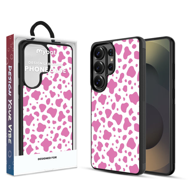 MyBat Design Lab Series Case for Samsung Galaxy S26 Ultra - Pink Cow Print - MSS26UCSLESM015-1.jpg
