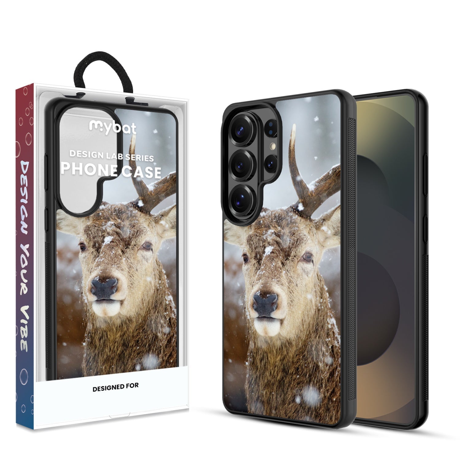 MyBat Design Lab Series Case for Samsung Galaxy S26 Ultra - Deer in Winter