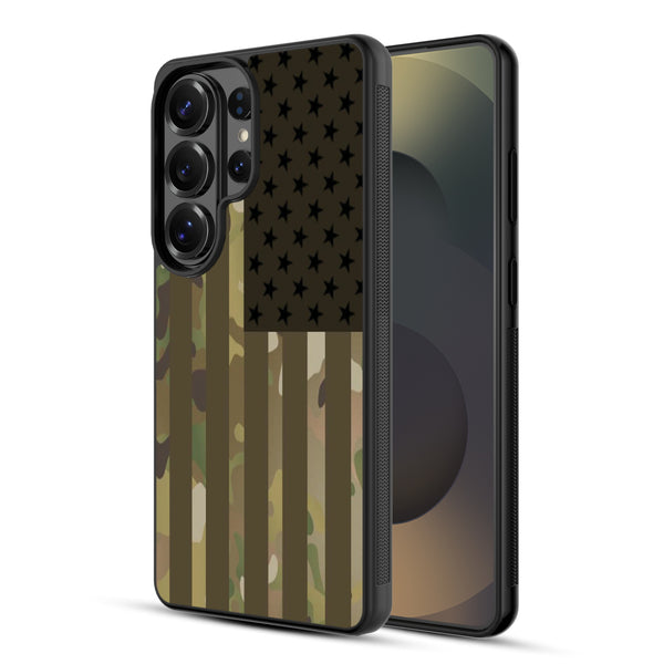 MyBat Design Lab Series Case for Samsung Galaxy S26 Ultra - Military Camouflage American Flag - MSS26UCSLESM054-2.jpg