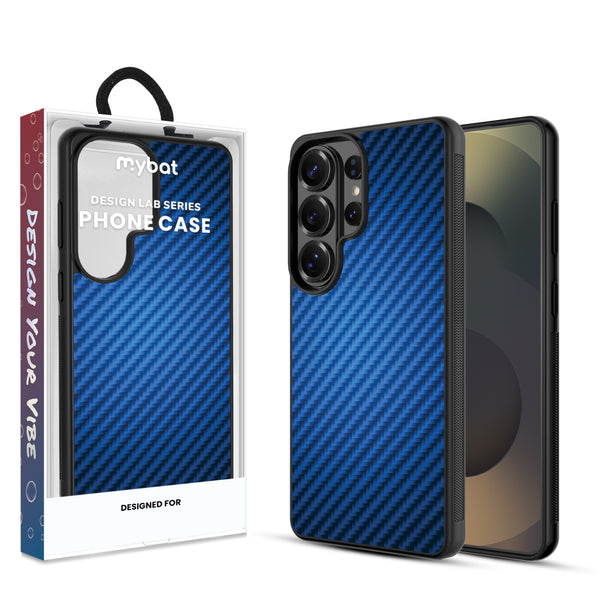 MyBat Design Lab Series Case for Samsung Galaxy S26 Ultra - Blue Carbon Fiber - MSS26UCSLESM084-1.jpg