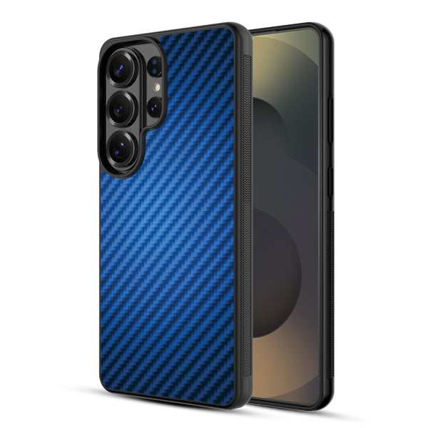 MyBat Design Lab Series Case for Samsung Galaxy S26 Ultra - Blue Carbon Fiber - MSS26UCSLESM084-2.jpg