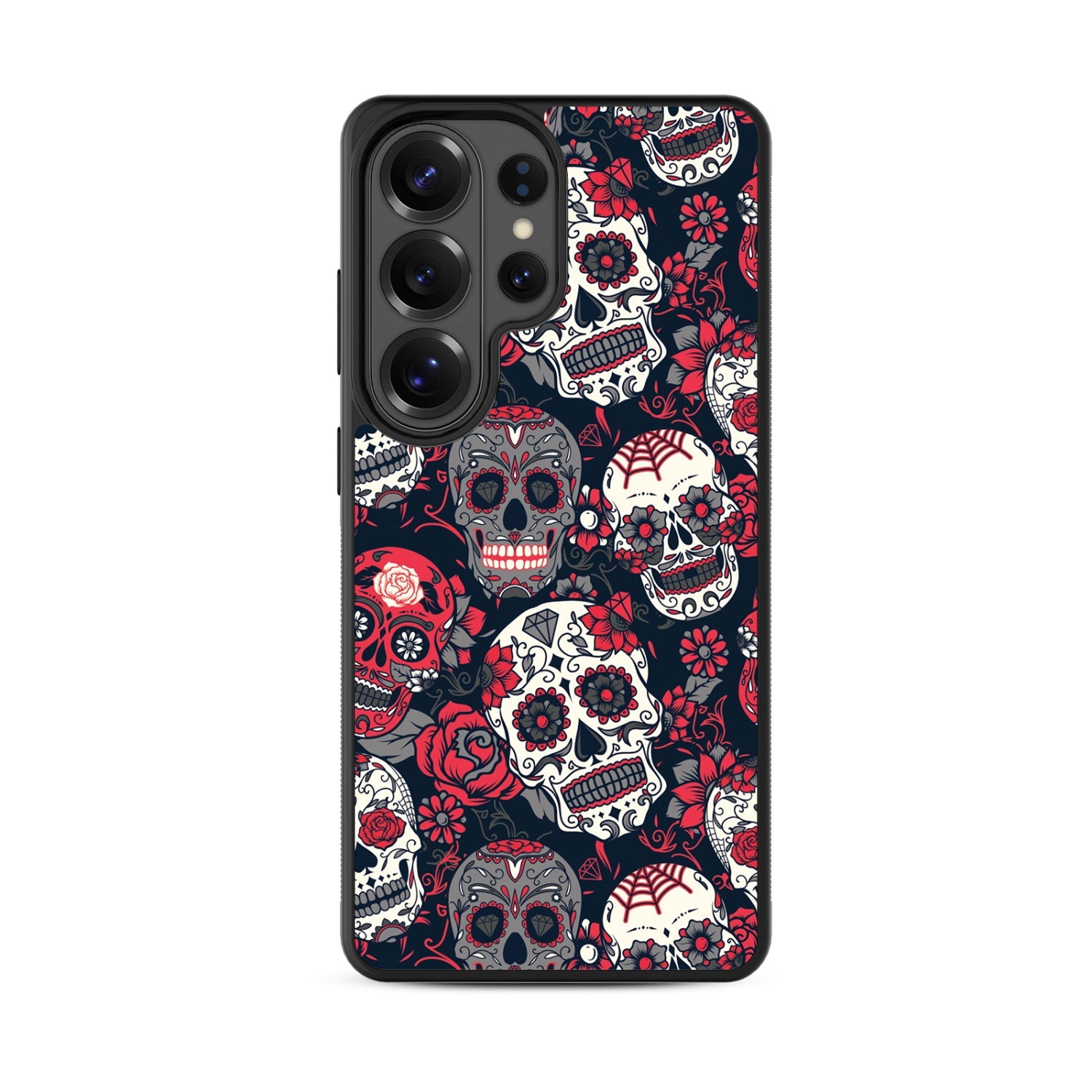 MyBat Design Lab Series Case for Samsung Galaxy S26 Ultra - Sugar Rose Skulls