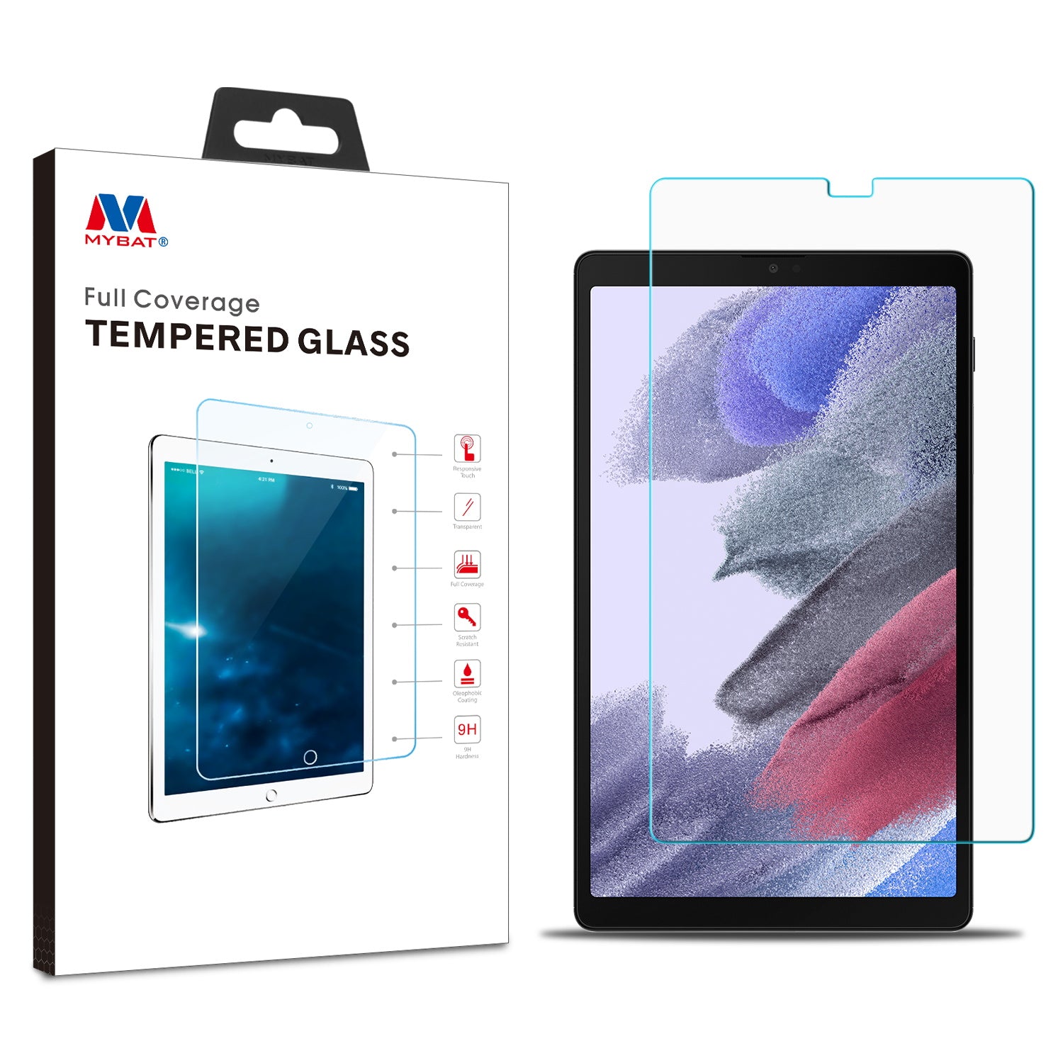 MyBat Tempered Glass Screen Protector (2.5D) for Samsung T220 (Galaxy Tab A7 Lite 8.7) - Clear