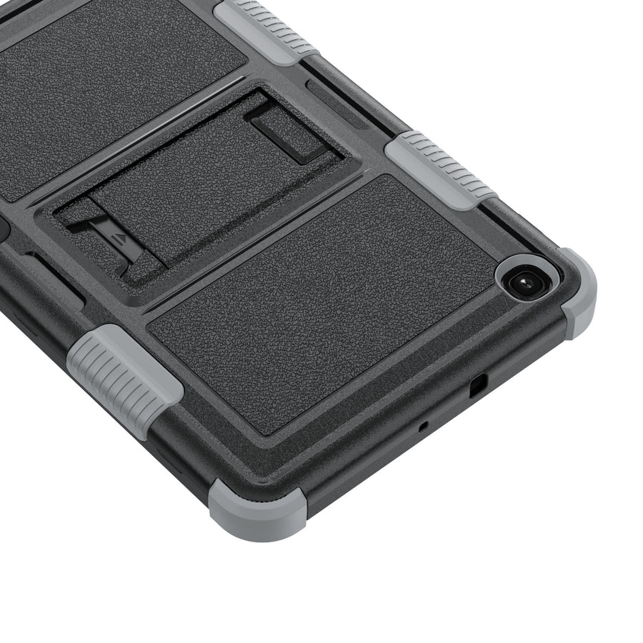 MyBat TUFF Hybrid Protector Case (with Stand)[Military-Grade Certified] for Samsung T307 (Galaxy Tab A 8.4 (2020)) - Natural Black / Iron Gray - MST307CSE3TS374-3.jpg