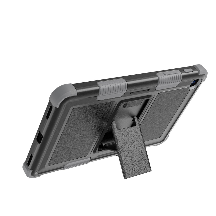 MyBat TUFF Hybrid Protector Case (with Stand)[Military-Grade Certified] for Samsung T307 (Galaxy Tab A 8.4 (2020)) - Natural Black / Iron Gray - MST307CSE3TS374-5.jpg