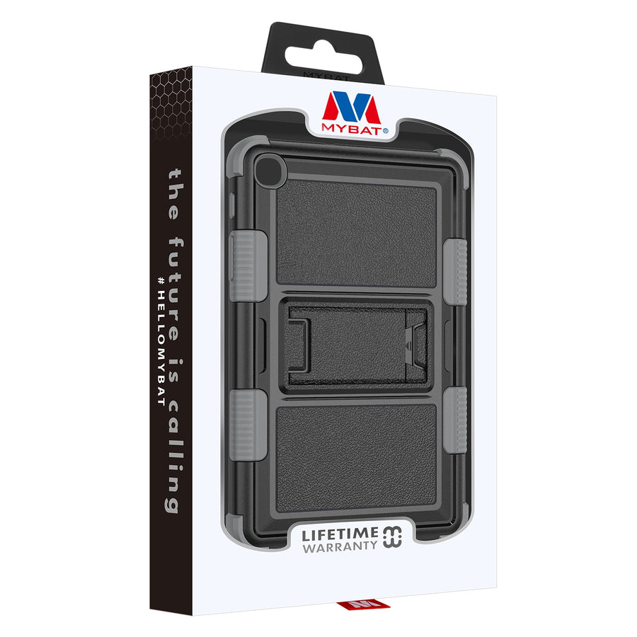 MyBat TUFF Hybrid Protector Case (with Stand)[Military-Grade Certified] for Samsung T307 (Galaxy Tab A 8.4 (2020)) - Natural Black / Iron Gray - MST307CSE3TS374-6.jpg