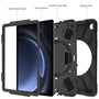 MyBat Rotatable Stand Protector Case (with Wristband) for Samsung Galaxy Tab A9+ 5G - Black / Black - MSTA9PCSRSSS001-4.jpg