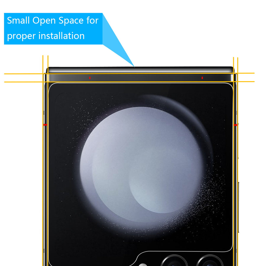 MyBat Tempered Glass Screen Protector (2.5D) for Samsung Galaxy Z Flip5 - Clear - MSZFP5SC90-3.jpg