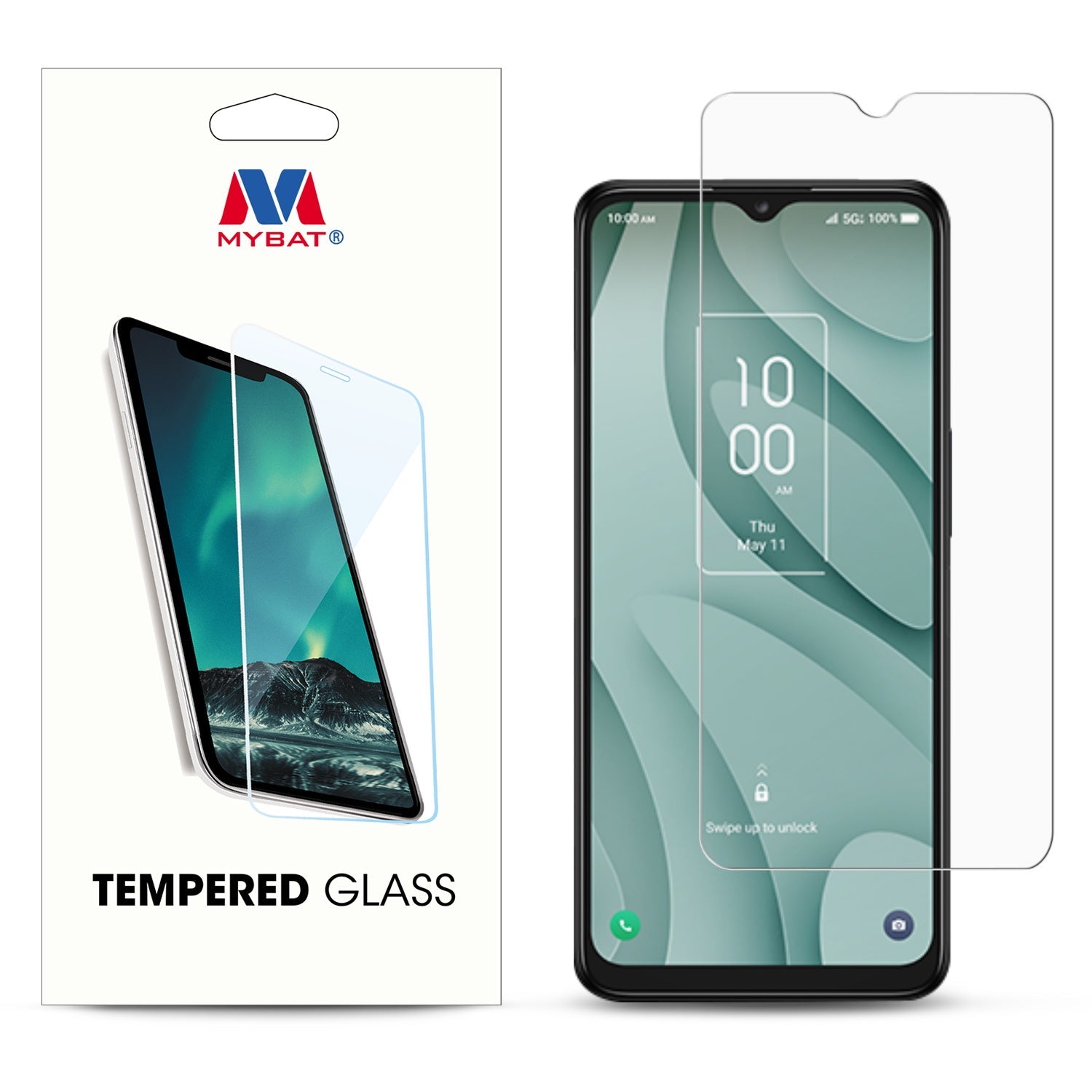 MyBat Tempered Glass Screen Protector (2.5D) for TCL 40 XE 5G - Clear